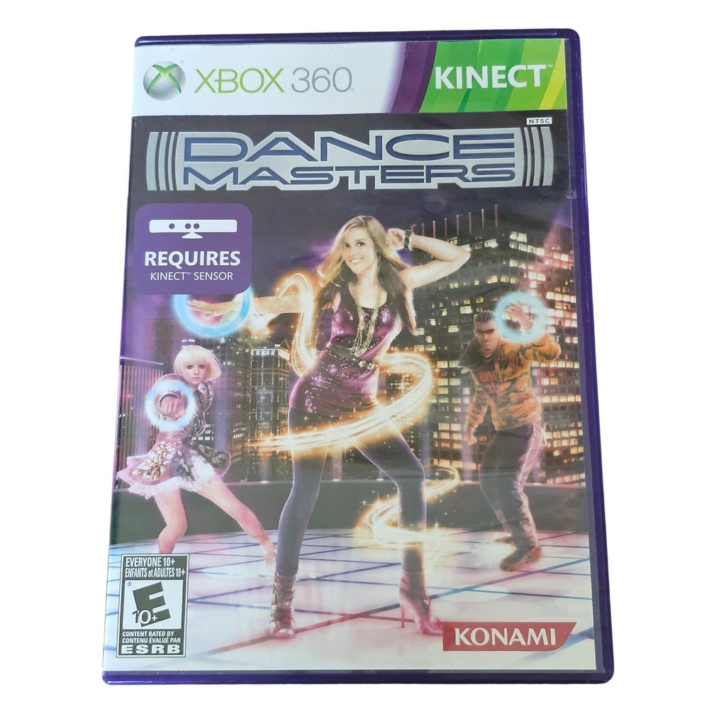 Dance Masters Konami Microsoft Xbox 360‎ Kinect Music Rhythm Game NTSC Complete